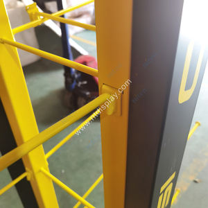 Negozio POP girevole appendiabiti <span class=keywords><strong>da</strong></span> pavimento in metallo portatile Showroom scarpe <span class=keywords><strong>da</strong></span> esposizione - Product Image 5