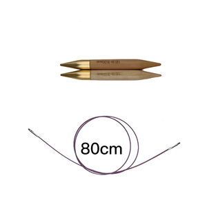 Charmkey Aiguilles de pull extra épaisses Aiguilles circulaires épaisses Tapis Crochet Outils pour grand crochet à tricoter amovible - Product Image 5