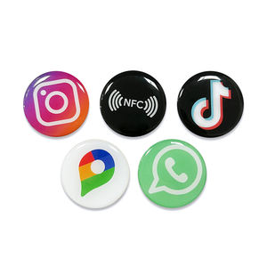 Autocollant époxy personnalisé étiquette NFC RFID carte RFID téléphone autocollant étanche époxy étiquette NFC étiquettes - Product Image 1