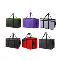 Sacs isothermes d'épicerie à isolation thermique souple de pique-nique, réutilisables, étanches et non tissés, avec logo personnalisé personnalisé