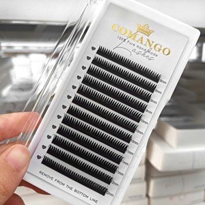 Extensions de cils CoMango Manga Wet Spikes, type Wispy Cosplay, bouquets préfabriqués à <span class=keywords><strong>base</strong></span> plate, 8-15mm, courbure C/D/L, fournisseur de cils - Product Image 6