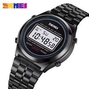 Reloj Digital Skmei 2146 LED, Diseño Duradero, Venta al por Mayor de Fábrica, Correa de Acero Inoxidable, Resistente al Agua, Nuevo Reloj para Hombre - Product Image 3