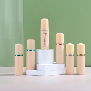 Stock 60ml Beige Mousse <b>Bottle</b> 50ml Apricot Eyelash Mousse Cleanser Dispenser <b>Bottle</b> Foam <b>Pump</b> <b>Bottle</b> - Product Image 5