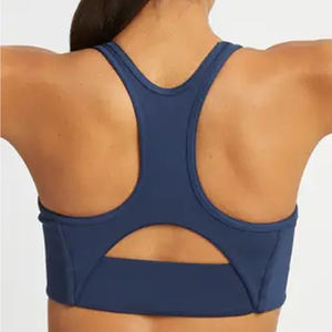Nueva moda Cool Smart transpirable elástico gimnasio sujetador alto impacto mujeres poliéster Spandex Sujetador deportivo hecho en Bangladesh al por mayor - Product Image 4