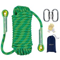 Corde en polyester tressée de bonne qualité, diamètre 12 mm, 14 mm, 16 mm, corde d'escalade de sauvetage incendie, corde de sécurité