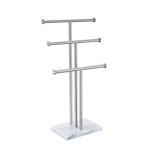 Estante de Almacenamiento de Cocina Multicapa de Acero Inoxidable 304 Reforzado, Estante de Pie para Encimera y Toallero Colgante para Baño - Product Image 5