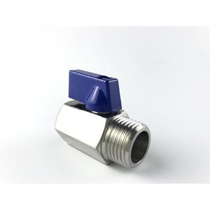 Mini vanne à boisseau sphérique 3/8 po en acier inoxydable 316 à double filetage interne pour l'eau et les gaz corrosifs, utilisation dans l'industrie alimentaire - Product Image 3