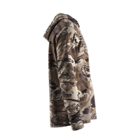 Chemise de chasse tactique pour homme, légère, anti-UV, séchage rapide, à capuche, pour temps chaud, camouflage marron forêt