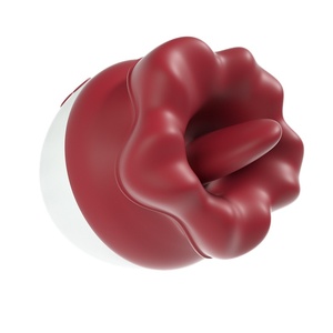Masturbatore Femminile Big Mouth con Lingua Vibrante e Funzione <span class=keywords><strong>di</strong></span> Leccata, Ricaricabile USB, per Giocattoli Sessuali e Piacere Vaginale per Adulti - Product Image 1