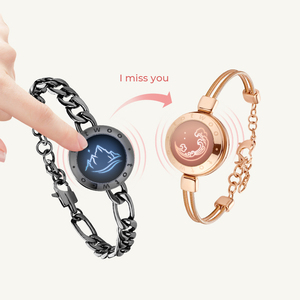 Nuevas pulseras Bluetooth <span class=keywords><strong>TOTWOO</strong></span> Mountain Sea con vibración y luz, para parejas a distancia. - Product Image 2