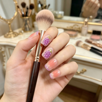 Faux Ongles Carrés Courts 3D Ombrés Pamplemousse Personnalisés en Gros, en ABS, OEM ODM, Marque Privée, Réutilisables