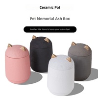 Urne funéraire artisanale en ciment Portland pour chats et chiens - Commémoration écologique