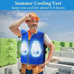 Vente flash d'été : Gilet réversible rafraîchissant avec pochettes de glace, respirant, pour activités extérieures, résistant à la chaleur, prévention des coups de chaleur - Product Image 3