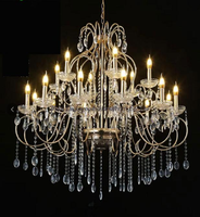 LT230167 Plafonnier de luxe pour salle de réunion Lustres modernes Lampes suspendues pour table à manger de mariage