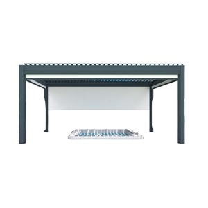 Pergola Motorizada de Aluminio Ajustable e Impermeable Proway Gzb-c07 Bibo Smart con Luces LED para Exteriores, Gazebo con Techo de Láminas para Spa - Product Image 2