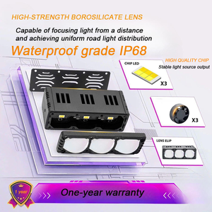 Đèn pha <span class=keywords><strong>LED</strong></span> Senlo, đèn sương mù cản trước, đèn chiếu 3 thấu kính, đèn làm việc <span class=keywords><strong>mini</strong></span>, đèn phụ trợ lái xe cho ô tô, xe máy, đèn pha chiếu điểm - Product Image 3