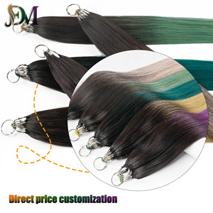 Petit Curcle Plumes Pointe Top Qualité Pas Cassé Invisible Sillky Os Droit Ombre Couleur Vietnamien Cheveux <span class=keywords><strong>Paris</strong></span> Peinture Teinture - Product Image 4