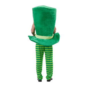 Disfraz de Sombrero Alto para el Día de San Patricio Irlandés, Pantalones Verdes a Rayas, Unisex, para Adultos, Ropa de Actuación, Traje de Fiesta - Product Image 5