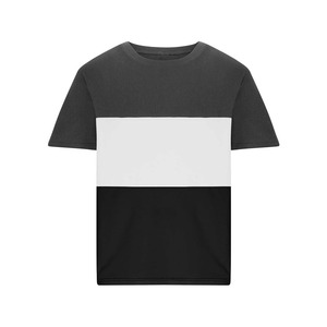 เสื้อยืดสีพื้นสไตล์มินิมอลสำหรับผู้ชาย ผลิตจากผ้าฝ้ายเนื้อนุ่ม ด้วยการตัดเย็บที่มีโทนสีตัดกันอย่างลงตัวและดีไซน์เรียบหรู - Product Image 1