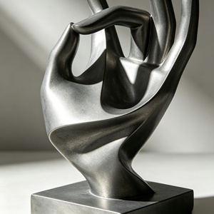 Escultura de Mano en Forma de BZY <span class=keywords><strong>OK</strong></span>, Tamaño Personalizable, Versión para Exteriores o de Mesa, Perfecta para Decoración del Hogar, Estatua de Resina - Product Image 6