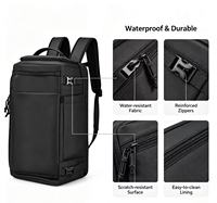 Sac à dos convertible pour ordinateur portable professionnel, étanche, multifonctionnel, sac de voyage pour ordinateur, logo personnalisé, fabricant OEM