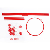 Jeu de basket-ball sur tête réglable avec panier et bandeau pour fêtes et carnavals, activités familiales intérieures et extérieures pour enfants et adultes