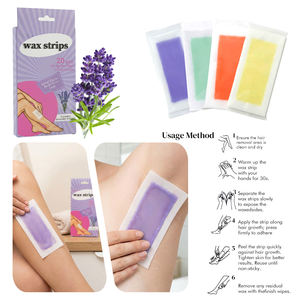 Bandes de <span class=keywords><strong>cire</strong></span> pour épilation, respectueuses de <span class=keywords><strong>la</strong></span> peau, faciles à laver, maintiennent <span class=keywords><strong>la</strong></span> peau lisse et hydratée, efficaces pendant longtemps, sûres et indolores - Product Image 3