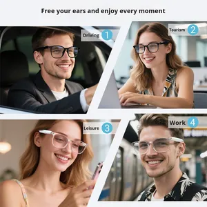 Gafas Inteligentes con IA 2026, Traducción en Tiempo Real, Más <span class=keywords><strong>de</strong></span> 100 Idiomas, Llamadas Bluetooth, Música, Audio, Gafas <span class=keywords><strong>de</strong></span> Moda para Regalo F19 - Product Image 4