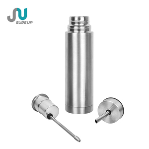 Termo de Acero Inoxidable 100% para <span class=keywords><strong>Mate</strong></span>, Color Verde Militar/Amarillo, con Filtro y Bombilla - Product Image 3