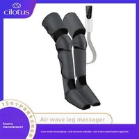 Masseur de jambes transfrontalier à pression d'air et chaleur pour genoux et mollets, modèle XL001, disponible en gros