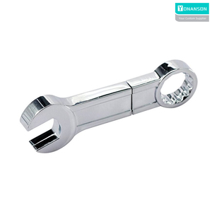 Logo in 64GB <span class=keywords><strong>Memory</strong></span> Stick cờ lê hình dạng USB <span class=keywords><strong>Flash</strong></span> Bộ nhớ cờ lê với 4GB 8GB 16GB 32GB 128GB năng lực sản phẩm kim loại mới - Product Image 2