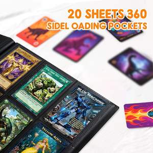 Reliure de cartes à collectionner en plastique PP personnalisée avec 9 pochettes pour cartes de sport - Product Image 2