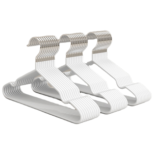 Metalen Antislip Kasthangers Pvc Hoes Ruimtebesparend Ontwerp Voor Garderobe Kleding Winkel Schoenen Badkamer Woonkamer Supermarkt - Product Image 4