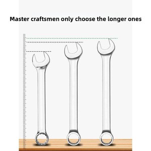 Wrench <b>Tool</b> Set Plum Blossom All-in-one Combination Hardware Ratchet Wrench Double End Open-end Wrench Dual-Purpose Design Dual- - Product Image 3