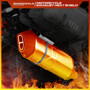 Bouclier thermique universel pour échappement de moto Rhinowalk, protection contre les flammes, système de protection thermique pour l'échappement - Product Image 5