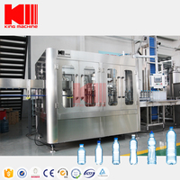 Ligne complète de production automatique d'eau en bouteille Machine d'embouteillage d'eau minérale potable