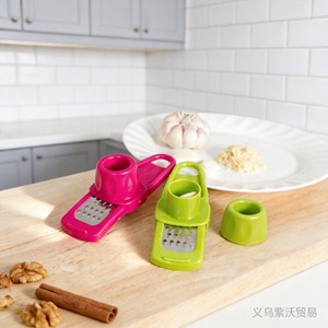 Garlic Press Manual Garlic Mincer Food Grade Aluminum Alloy Kitchen <b>Tool</b> For Garlic Paste Making - Product Image 5