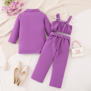 Roupas Fofas de Coelhinha para Meninas, Traje Casual Infantil com Cores da Moda Combinando, Ideal para Crianças de 4 a 7 Anos - Product Image 3