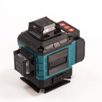 Meilleur niveau laser rotatif Nivel pour la construction et le bricolage, avec trépied, récepteur, faisceau vert 4D 16 lignes 360°, kit d'outils