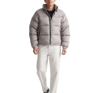 Nuovo stile Casual antivento da uomo bianco piumini d'anatra stile personalizzato all'ingrosso OEM Best <span class=keywords><strong>Sold</strong></span> <span class=keywords><strong>Out</strong></span> cappotti - Product Image 4