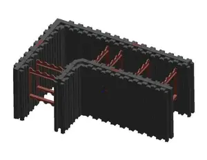 ICF изолированные бетонные формы блок EPS панель