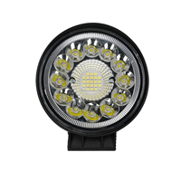 Lumière à haute luminosité 33 LED 99W 12-24V IP67K étanche avec dissipateur de chaleur surdimensionné, lentille LEXAN incassable, certifiée CE, ajustement universel
