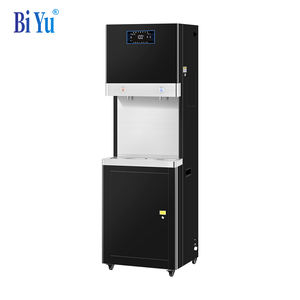 Distributeur d'eau froide et chaude commercial à grand débit en acier inoxydable autoportant, distributeur d'eau à tuyau direct pour hôtel, bureau, usine - Product Image 1