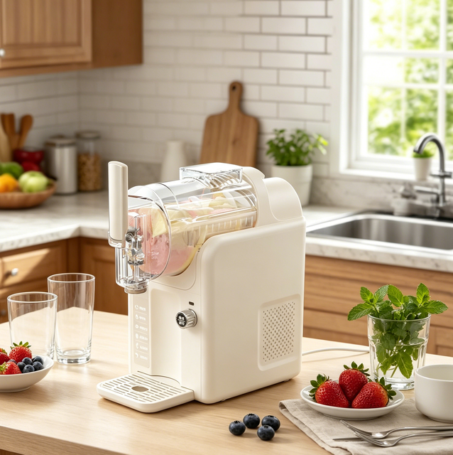New Automatic Commercial Ice Maker & Crusher for Ice Cream and Soft-serve Production