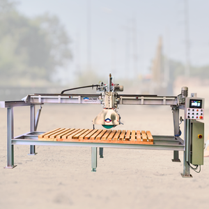 Máquina cortadora de piedra Mini máquina de sierra de puente con aluminio, cubierta antioxidante para cortar losas perpendiculares - Product Image 1