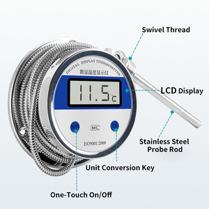 Termómetro Digital con Pantalla LCD, Termómetro Digital para Tuberías, Sensor de Temperatura <span class=keywords><strong>Thermocare</strong></span> - Product Image 2