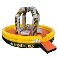 Jeu de boule de démolition gonflable DST en PVC, écologique, diamètre 7m, qualité commerciale, couleurs et logo personnalisés, capacité >500kg