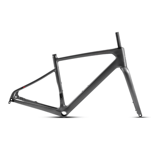 Cao Cấp Phanh Đĩa Thru-Trục Sợi <span class=keywords><strong>Carbon</strong></span> Đường Khung 700C Bền Cho Sỏi Và Off-Road Xe Đạp - Product Image 1