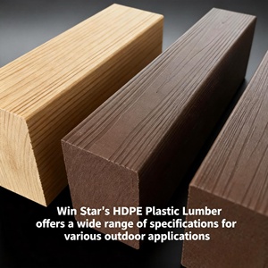 Planches en plastique durable de 38 mm pour bancs d'extérieur, en <span class=keywords><strong>bois</strong></span> composite HDPE, planches en plastique WinStar - Product Image 5