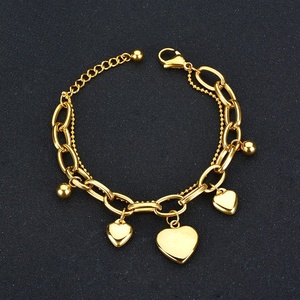Pulseras de Mujer Multicapa de Acero Inoxidable con Grabado de Titanio, Venta al por Mayor de Fábrica, Modernas y Elegantes - Product Image 5